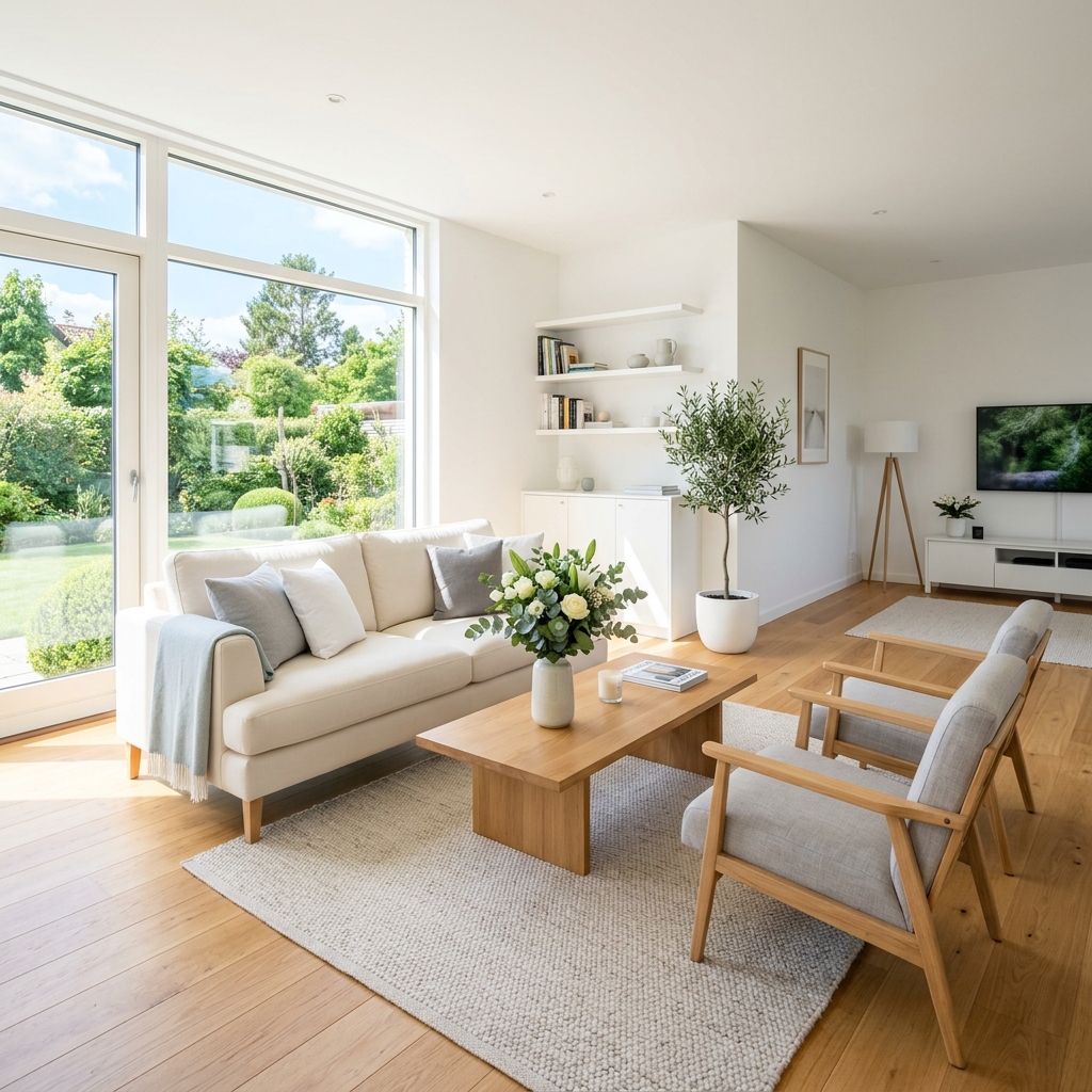Clean Living Room